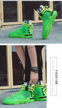 Load image into Gallery viewer, High Top Red Bottom Trend Sneakers For Men Hip Hop Casual Men's Sport High Quality Sneakers Breathable Lightweight Red Basketball Luxury Fashion Running Sneakers