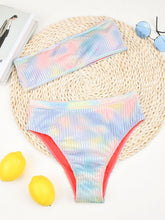 Load image into Gallery viewer, High Waist Bikinis Women Swimsuit Women High Waist Bikini Set Sports Bright Color Swimsuit Scoop Neck Cute Bathing Suit Swimwear Female Push Up Bikini Set Bathing Suit For Women