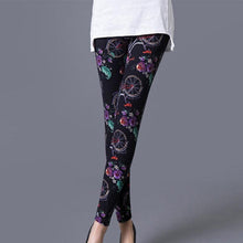 Load image into Gallery viewer, High Waist Leggings Pants Fitness Women Fashion Printing Leggings Women Fitness Yoga Pants High Waist Push Up Sportswear Elastic Trousers Gym Running Workout Pants Push Up Running Elastic Stripe Dot Bottom Leggings