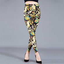 Load image into Gallery viewer, High Waist Leggings Pants Fitness Women Fashion Printing Leggings Women Fitness Yoga Pants High Waist Push Up Sportswear Elastic Trousers Gym Running Workout Pants Push Up Running Elastic Stripe Dot Bottom Leggings