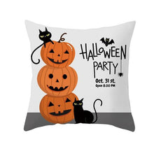 Load image into Gallery viewer, Holiday Pillowcase Pumpkin Cushion Cover Creative Decorative Sofa Party Home Car Pillow Cover Print Pillowcase Fall Decorative Pillows Cotton Linen Material Decoration