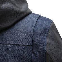 Load image into Gallery viewer, Holli - Motorcycle Denim/Leather Jacket