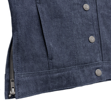 Load image into Gallery viewer, Holli - Motorcycle Denim/Leather Jacket