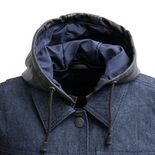 Load image into Gallery viewer, Holli - Motorcycle Denim/Leather Jacket