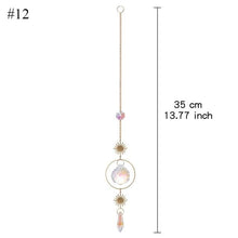 Load image into Gallery viewer, Home Decor Crystal Sun-catchers Window Pendant Hanging Curtain Wind-chimes Light Catcher Star Moon Pendant Rainbow Wind Chime Prisms Wind Chime Hanging Ornaments For Garden Home Christmas Decorations Gift