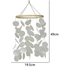 Load image into Gallery viewer, Home Shell Wind Chime Room Decoration Korean Decor Chimes Nordic Style Home Office Kids Room Nursery Decor Hanging Scandinavian Style Wind Chimes Wall Decor
