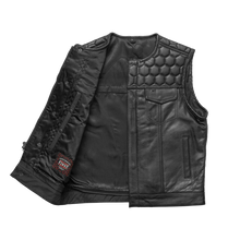 Load image into Gallery viewer, Hornet Men's Club Style Leather Vest