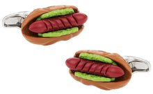 Load image into Gallery viewer, Hotdog Cufflinks