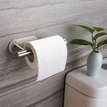 Load image into Gallery viewer, Household Toilet Roll Holder Self Adhesive Toilet Paper Holder For Bathroom Stick On Wall Stainless Steel Toilet Paper Racks Toilet Paper Holder Self Adhesive Bathroom Paper Towel Roll Holder Wall Mount