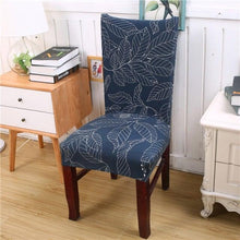 Load image into Gallery viewer, Housmife Printed Stretch Chair Cover Big Elastic Seat Chair Covers Slipcovers Restaurant Banquet Home Dining Party Decoration Stretch Spandex Removable Washable Anti-dust Seat Slipcover Protector for Hotel Office Ceremony Banquet