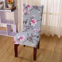 Load image into Gallery viewer, Housmife Printed Stretch Chair Cover Big Elastic Seat Chair Covers Slipcovers Restaurant Banquet Home Dining Party Decoration Stretch Spandex Removable Washable Anti-dust Seat Slipcover Protector for Hotel Office Ceremony Banquet