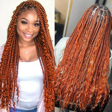 Load image into Gallery viewer, Human Hair 20" Braiding Bundle - Deep Wave Highlight P4/27 for Gorgeous Styles