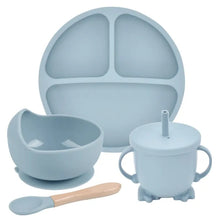 Load image into Gallery viewer, Silicone Baby Feeding Spoon Set - # BAGE21110006