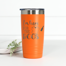 Load image into Gallery viewer, I'm Here for the Boos 20 oz Engraved Tumbler