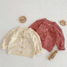 Load image into Gallery viewer, Flower Embroidered Cardigan Jacket for Baby Girls (1-3Y) - # BAAA61110004