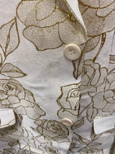 Load image into Gallery viewer, Luxury Ivory/Gold Floral 2-Piece Modern Fit Suit