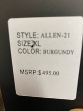 Load image into Gallery viewer, Alberto Nardoni Burgundy Floral 2-Piece Slim Fit Suit