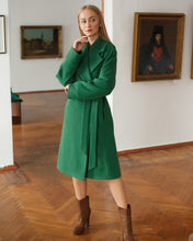 Load image into Gallery viewer, Amber Wool Cashmere Tailored Coat
