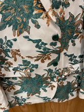 Load image into Gallery viewer, Luxury Hunter Green/Gold Floral 2-Piece Modern Fit Suit