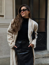 Load image into Gallery viewer, Sylvie Iconic Statement Fiber Coat in Ivory