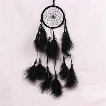Load image into Gallery viewer, Indian Style Dreamcatcher Handmade Wind Chimes Hanging Pendant Dream Catcher For Bedroom Home Wall Art Hangings Decorations Feather Flowers Dream Catchers For Girls Kids Nursery Bedroom Wall Decor Festival Gift