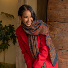 Load image into Gallery viewer, Uffizi - Wool Scarf - Indigo Blue