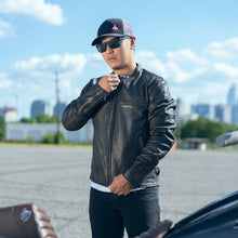 Load image into Gallery viewer, Indy Men's Motorcycle Leather Jacket