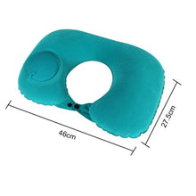 Load image into Gallery viewer, Inflatable Air Pillows U Shaped Portable Sleeping Break Neck Pillow Nap Head Rest Cushion for Outdoor Camping Travel Hiking Car Functional Inflatable Neck Pillow Inflatable U Shaped Travel Pillow Car Head Neck Rest Air Cushion for Travel Neck Pillow