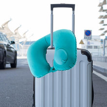 Load image into Gallery viewer, Inflatable Air Pillows U Shaped Portable Sleeping Break Neck Pillow Nap Head Rest Cushion for Outdoor Camping Travel Hiking Car Functional Inflatable Neck Pillow Inflatable U Shaped Travel Pillow Car Head Neck Rest Air Cushion for Travel Neck Pillow