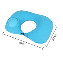 Load image into Gallery viewer, Inflatable Air Pillows U Shaped Portable Sleeping Break Neck Pillow Nap Head Rest Cushion for Outdoor Camping Travel Hiking Car Functional Inflatable Neck Pillow Inflatable U Shaped Travel Pillow Car Head Neck Rest Air Cushion for Travel Neck Pillow