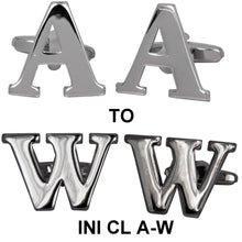 Load image into Gallery viewer, Vittorio Vico Plain Initial Cufflinks: A to Z