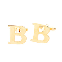 Load image into Gallery viewer, Vittorio Vico Plain Initial Cufflinks: A to Z
