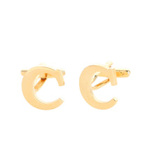 Load image into Gallery viewer, Vittorio Vico Plain Initial Cufflinks: A to Z