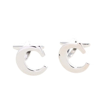 Load image into Gallery viewer, Vittorio Vico Plain Initial Cufflinks: A to Z
