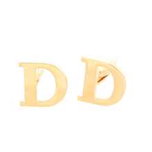 Load image into Gallery viewer, Vittorio Vico Plain Initial Cufflinks: A to Z