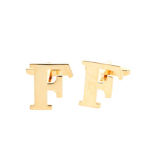 Load image into Gallery viewer, Vittorio Vico Plain Initial Cufflinks: A to Z