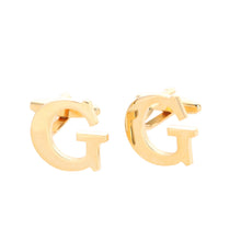 Load image into Gallery viewer, Vittorio Vico Plain Initial Cufflinks: A to Z
