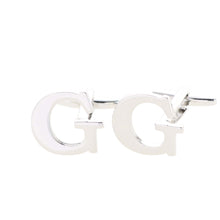 Load image into Gallery viewer, Vittorio Vico Plain Initial Cufflinks: A to Z
