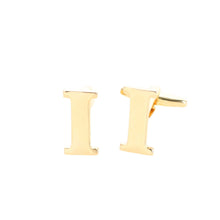 Load image into Gallery viewer, Vittorio Vico Plain Initial Cufflinks: A to Z