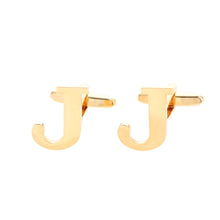 Load image into Gallery viewer, Vittorio Vico Plain Initial Cufflinks: A to Z