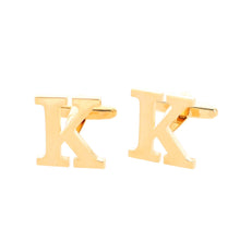 Load image into Gallery viewer, Vittorio Vico Plain Initial Cufflinks: A to Z