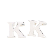 Load image into Gallery viewer, Vittorio Vico Plain Initial Cufflinks: A to Z