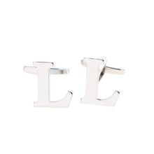 Load image into Gallery viewer, Vittorio Vico Plain Initial Cufflinks: A to Z