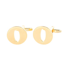 Load image into Gallery viewer, Vittorio Vico Plain Initial Cufflinks: A to Z