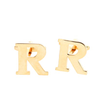 Load image into Gallery viewer, Vittorio Vico Plain Initial Cufflinks: A to Z