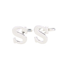 Load image into Gallery viewer, Vittorio Vico Plain Initial Cufflinks: A to Z