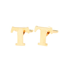 Load image into Gallery viewer, Vittorio Vico Plain Initial Cufflinks: A to Z