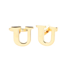 Load image into Gallery viewer, Vittorio Vico Plain Initial Cufflinks: A to Z