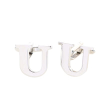Load image into Gallery viewer, Vittorio Vico Plain Initial Cufflinks: A to Z