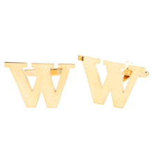 Load image into Gallery viewer, Vittorio Vico Plain Initial Cufflinks: A to Z